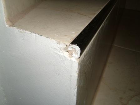 Abschlüsse Treppe in Keller